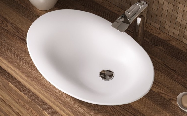 Aquatica Nanomorph Wht Stone Bathroom Vessel Sink new