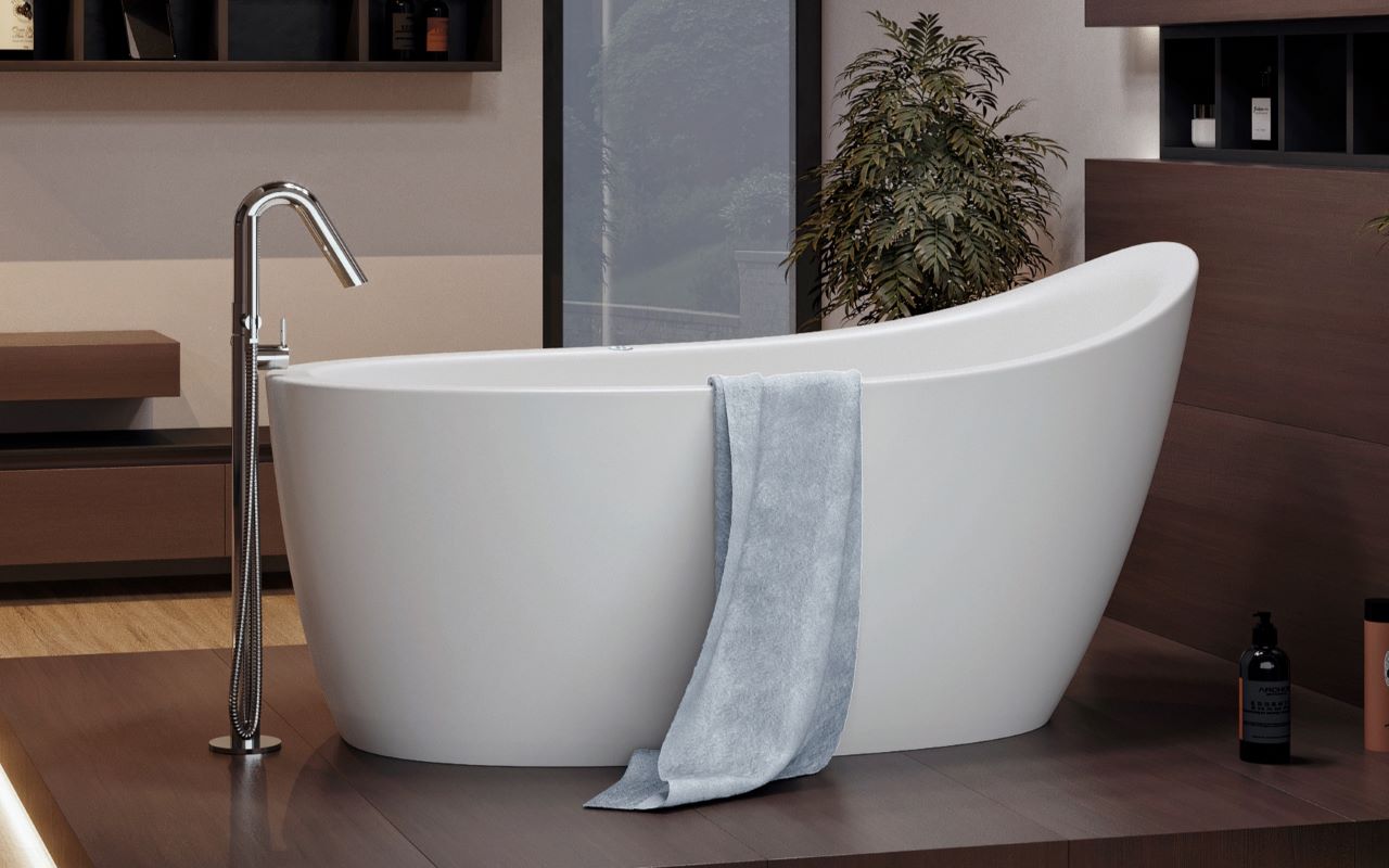 Aquatica Emmanuelle 2 Freestanding Solid Surface Bathtub1