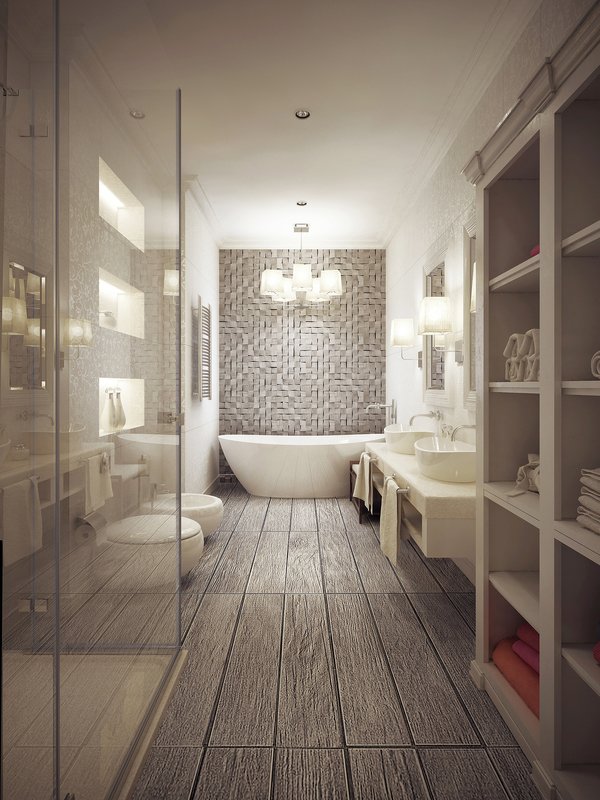 bigstock Bathroom In Provencal Style Wi 108201695